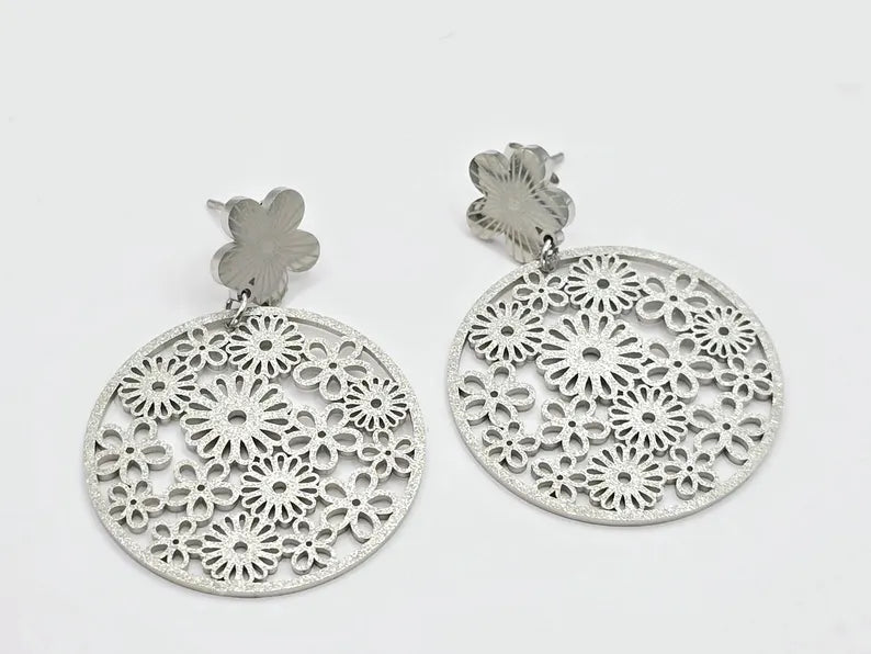 Elegant 18K Gold-Plated Cubic Zirconia Hoop Earrings: Stainless Steel Hypoallergenic Jewelry (Copy) (Copy) Steelstyle33