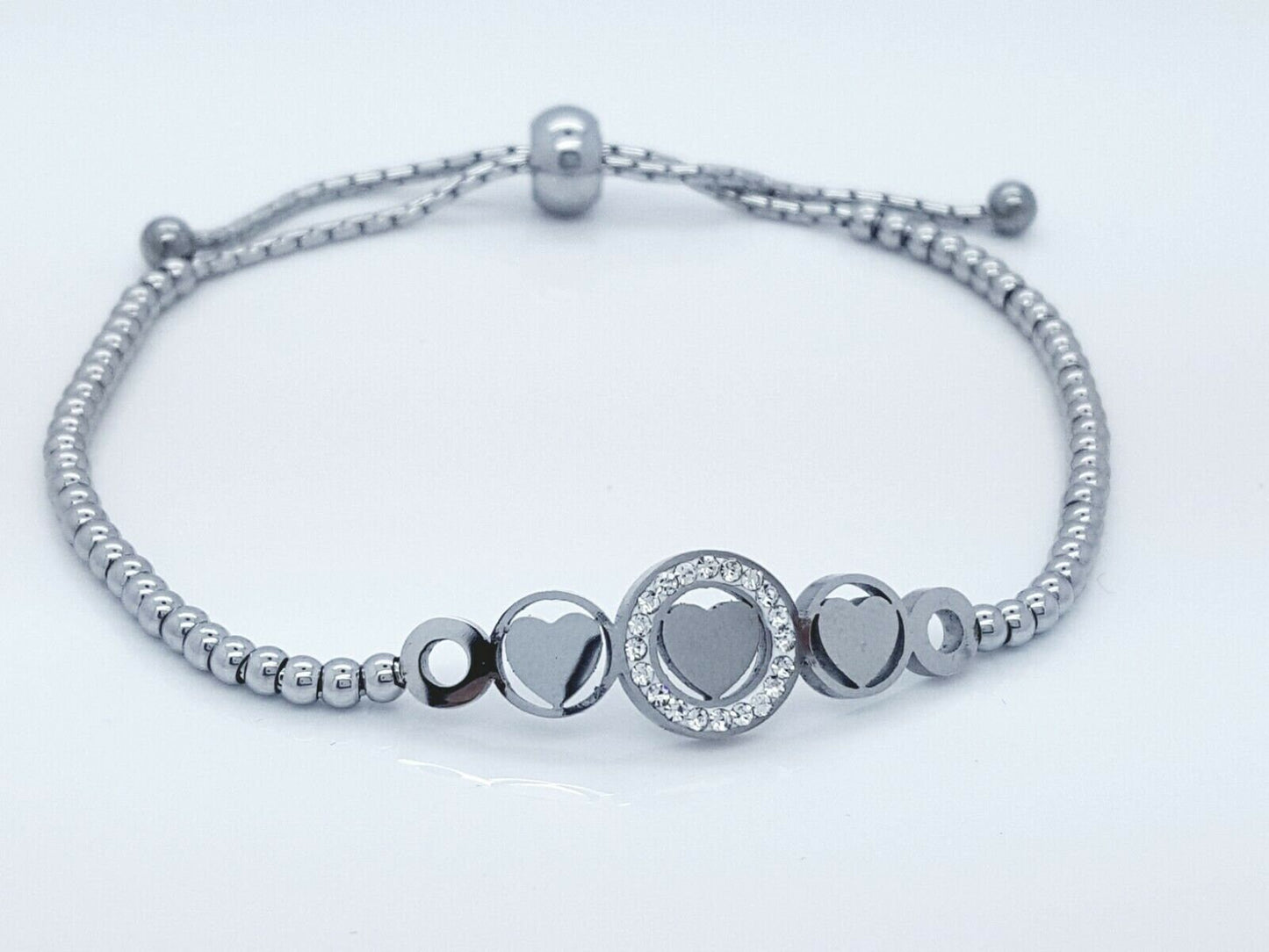 WOMEN'S STAINLESS STEEL SLIDING BRACELET TREE OF LIFE LADIE'S JEWELLERY