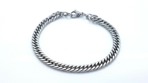6MM CHUNKY STAINLESS STEEL 316L CHAIN AND BRACELET MEN'S JEWELLERY SET Steelstyle33