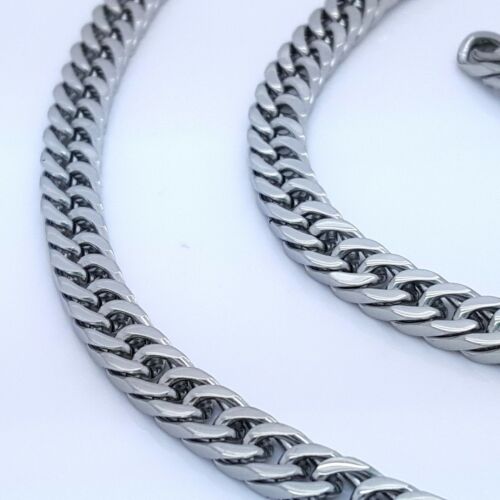 6MM CHUNKY STAINLESS STEEL 316L CHAIN AND BRACELET MEN'S JEWELLERY SET Steelstyle33