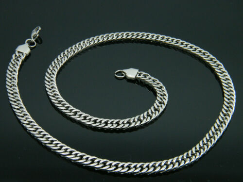 6MM CHUNKY STAINLESS STEEL 316L CHAIN AND BRACELET MEN'S JEWELLERY SET Steelstyle33