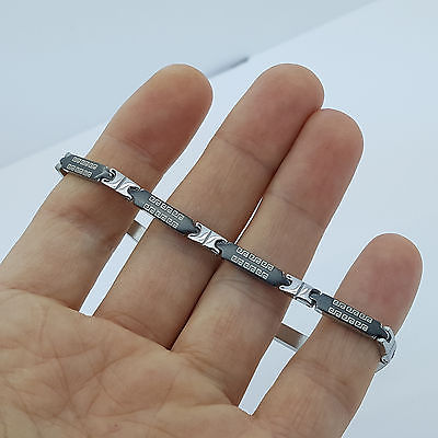 BRACELET STAINLESS STEEL 316L CLASSIC LINK CHAIN MEN'S JEWELLERY BRACELET T1 Steelstyle33