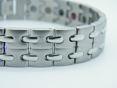 MEN'S SUPER STRONG BIO MAGNETIC HEALING BRACELET MS522 steelstyle33
