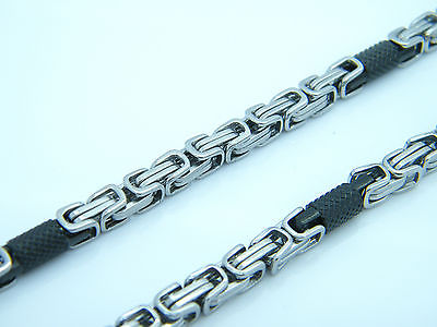 HIGH QUALITY MEN'S WOMEN'S STAINLESS STEEL CHUNKY LINK CHAIN NECKLACE 01 steelstyle33