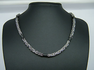 HIGH QUALITY MEN'S WOMEN'S STAINLESS STEEL CHUNKY LINK CHAIN NECKLACE 01 steelstyle33