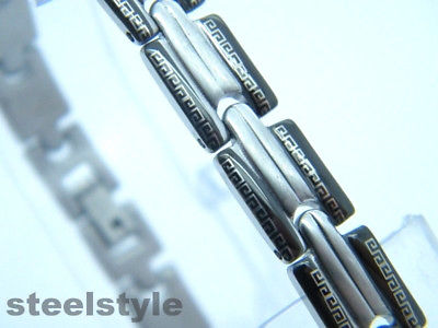 BRACELET STAINLESS STEEL ROMAN STYLE MEN'S JEWELLERY BRACELET RS4 steelstyle33