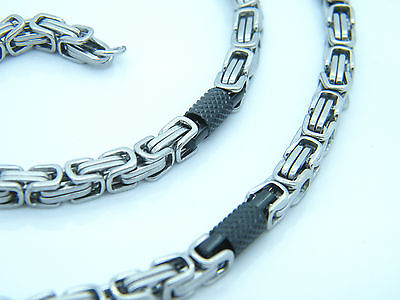 HIGH QUALITY MEN'S WOMEN'S STAINLESS STEEL CHUNKY LINK CHAIN NECKLACE 01 steelstyle33