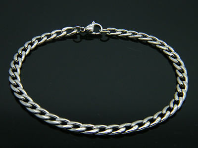 MEN'S LINK CHAIN NECKLACE AND BRACELET STAINESS STEEL 316L BRAIDED SET Steelstyle33