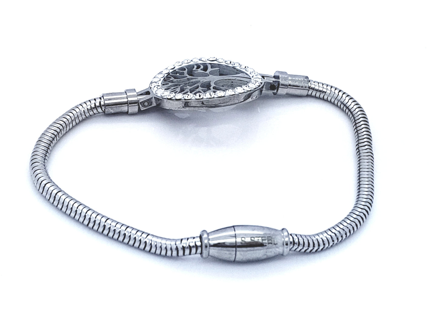WOMEN'S STAINLESS STEEL BRACELET TREE OF LIFE LADIE'S JEWELLERY steelstyle33