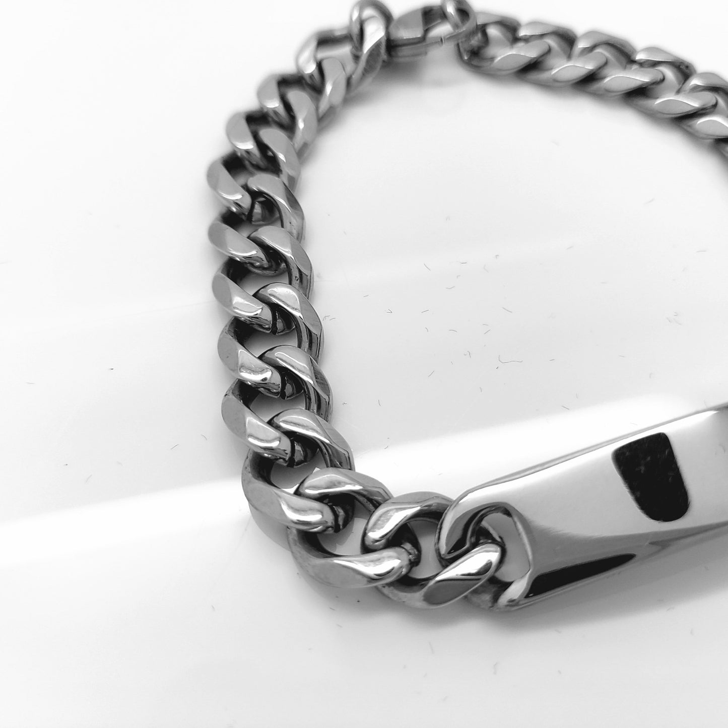 MEN'S CLASSIC TWISTED CHAIN STAINLESS STEEL BRACELET 10MM steelstyle33