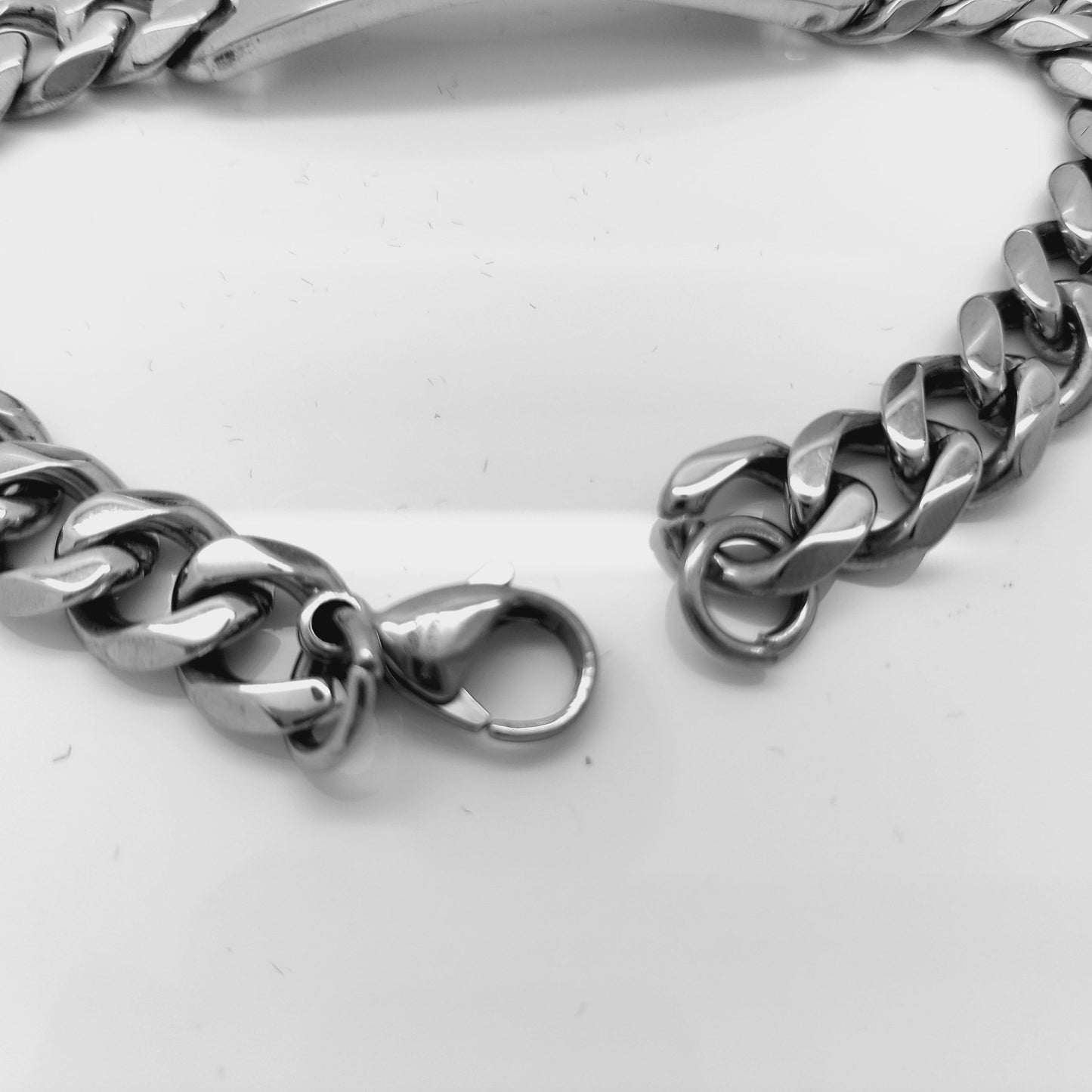 MEN'S CLASSIC TWISTED CHAIN STAINLESS STEEL BRACELET 10MM steelstyle33