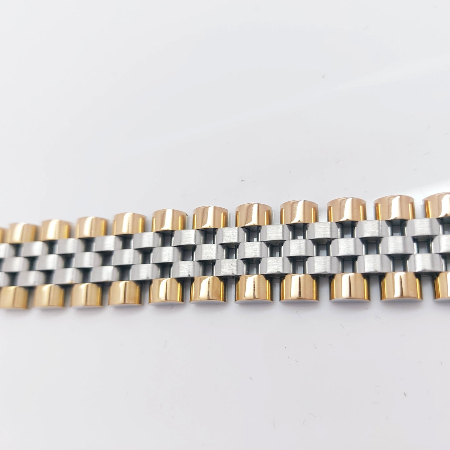 HIGH QUALITY MEN'S WOMEN'S STAINLESS STEEL CLASSIC BRACELET SILVER/GOLD LARGE steelstyle33