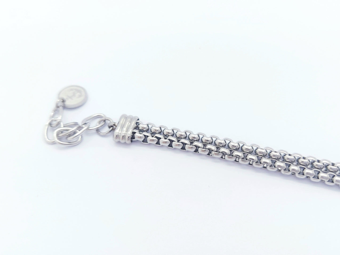 MEN'S WOMEN'S STAINLESS STEEL SILVER MARINE BOOT STEERING WHEEL BRACELET steelstyle33