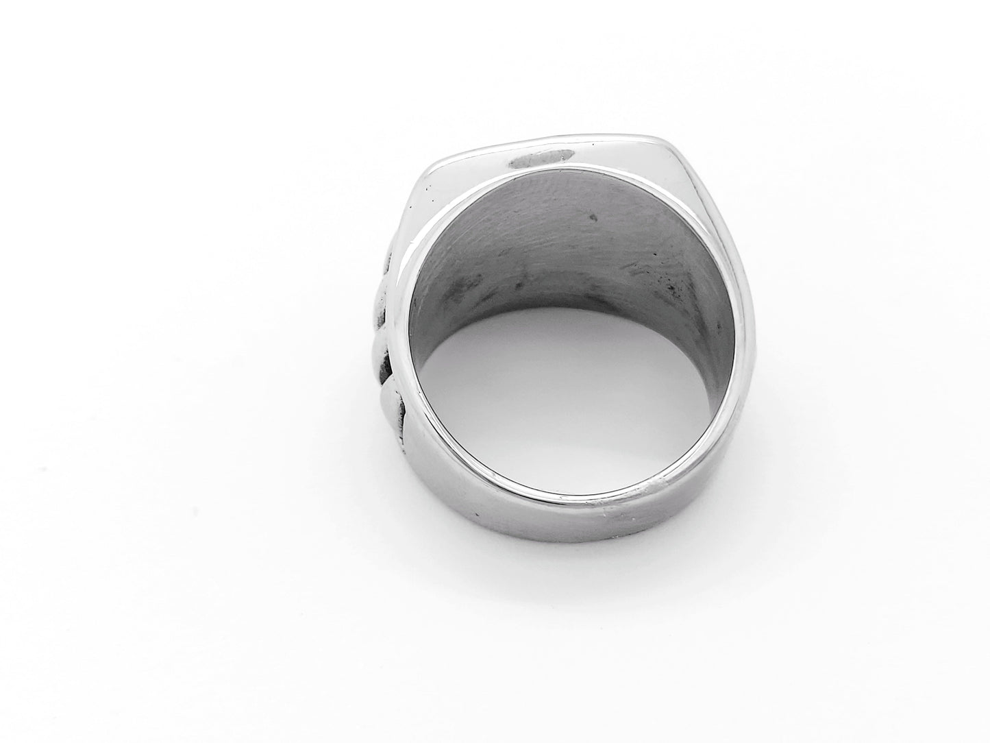 MENS RING SILVER COMPASS RING- NORTH STAR SILVER RING, STAINLESS STEEL FOR MEN steelstyle33