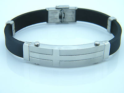 HIGH QUALITY BRACELET WRISTBAND STAINLESS STEEL CROSS DESIGN JEWELLERY BRACELET n/a