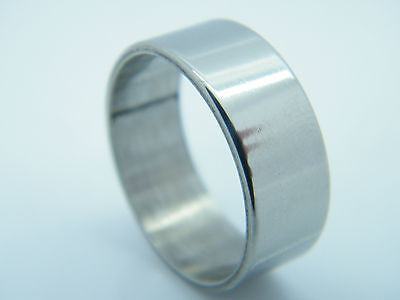 STAINLESS STEEL SILVER TONE RING MEN'S WOMEN'S Unbranded
