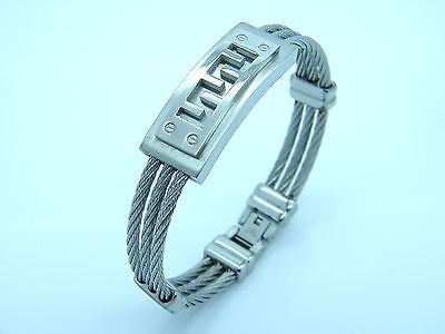 HIGH QUALITY STAINLESS STEEL  WRISTBAND MEN'S JEWELLERY BRACELET NEW COLLECTION steelstyle33