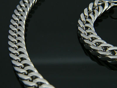 LARGE HEAVY LINK CHAIN STAINLESS STEEL NECKLACE AND BRACELET SET steelstyle33