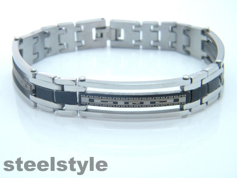 HIGH QUALITY BRACELET STAINLESS STEEL ROMAN STYLE MEN'S JEWELLERY BRACELET RS6 n/a