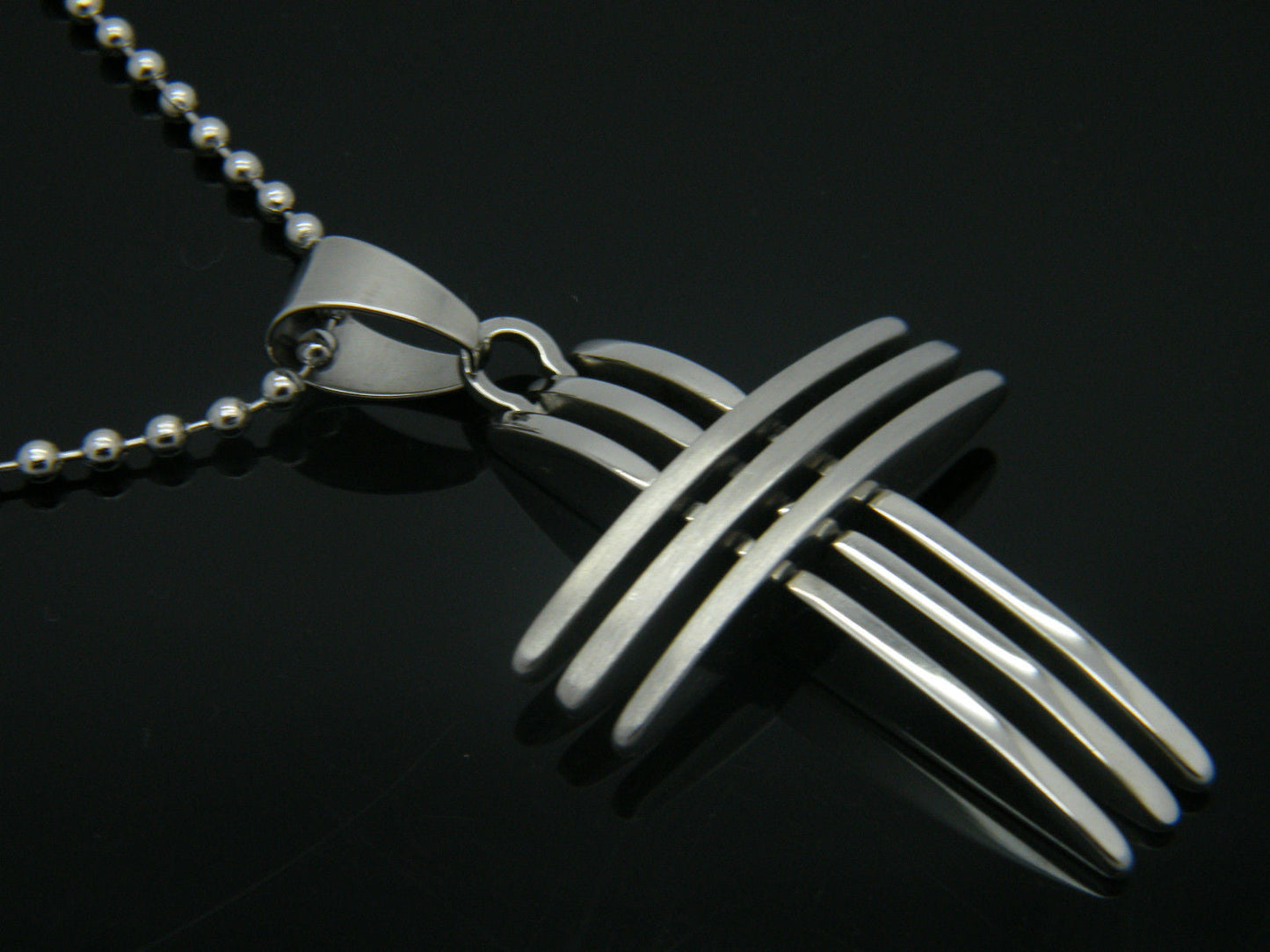 PENDANT STAINLESS STEEL 316L  CROSS MEN'S WOMEN'S JEWELLERY 01 n/a