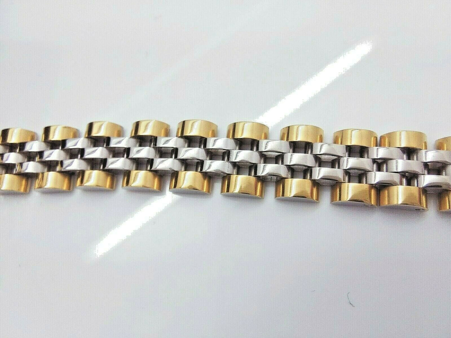 HIGH QUALITY MEN'S WOMEN'S STAINLESS STEEL CLASSIC BRACELET SILVER/GOLD steelstyle33