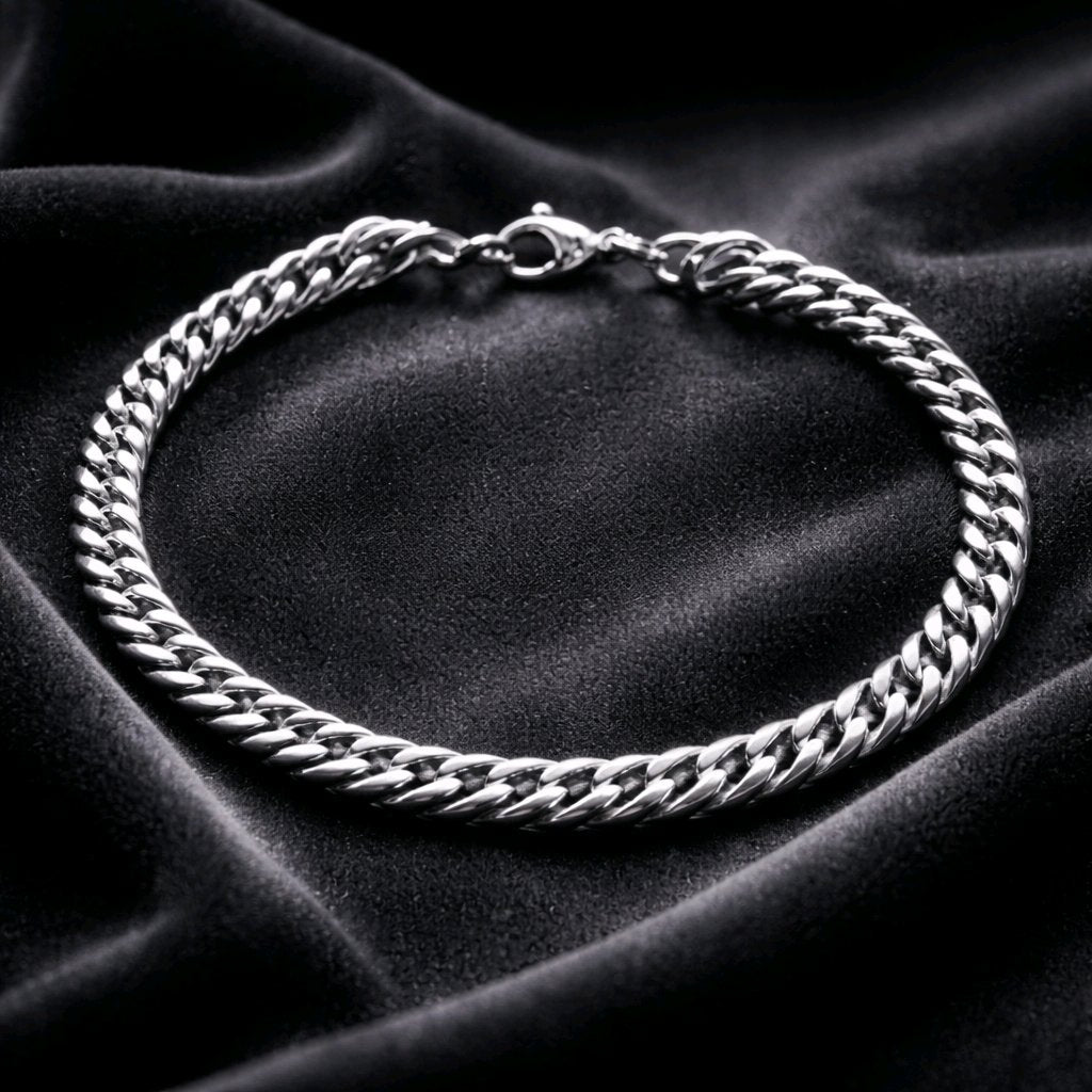 CHUNKY LINK CHAIN 6MM STAINESS STEEL 316L JEWELLERY BRACELET LB2