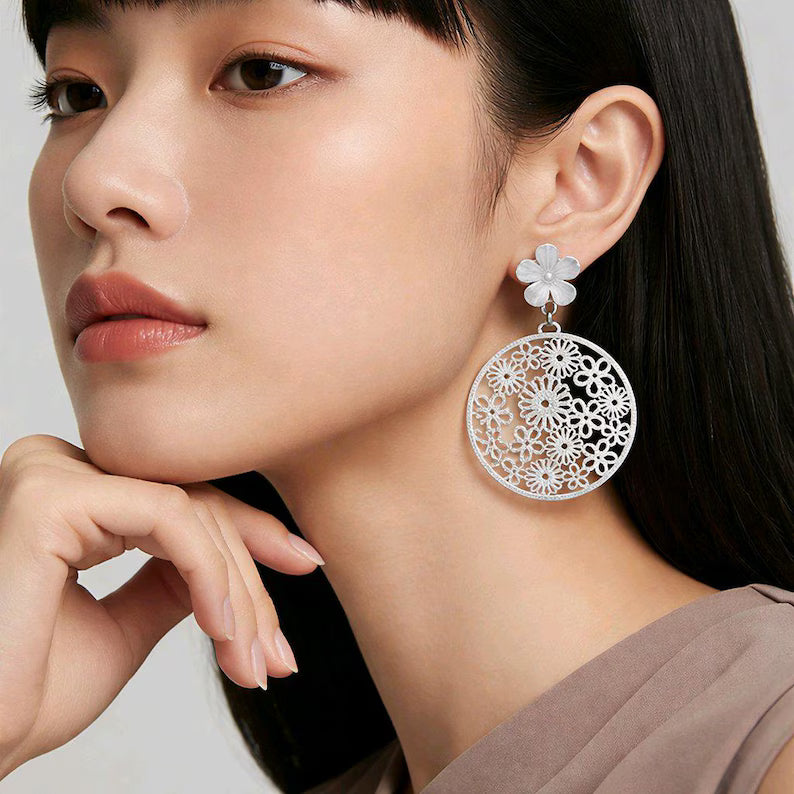 Elegant 18K Gold-Plated Cubic Zirconia Hoop Earrings: Stainless Steel Hypoallergenic Jewelry (Copy) (Copy)