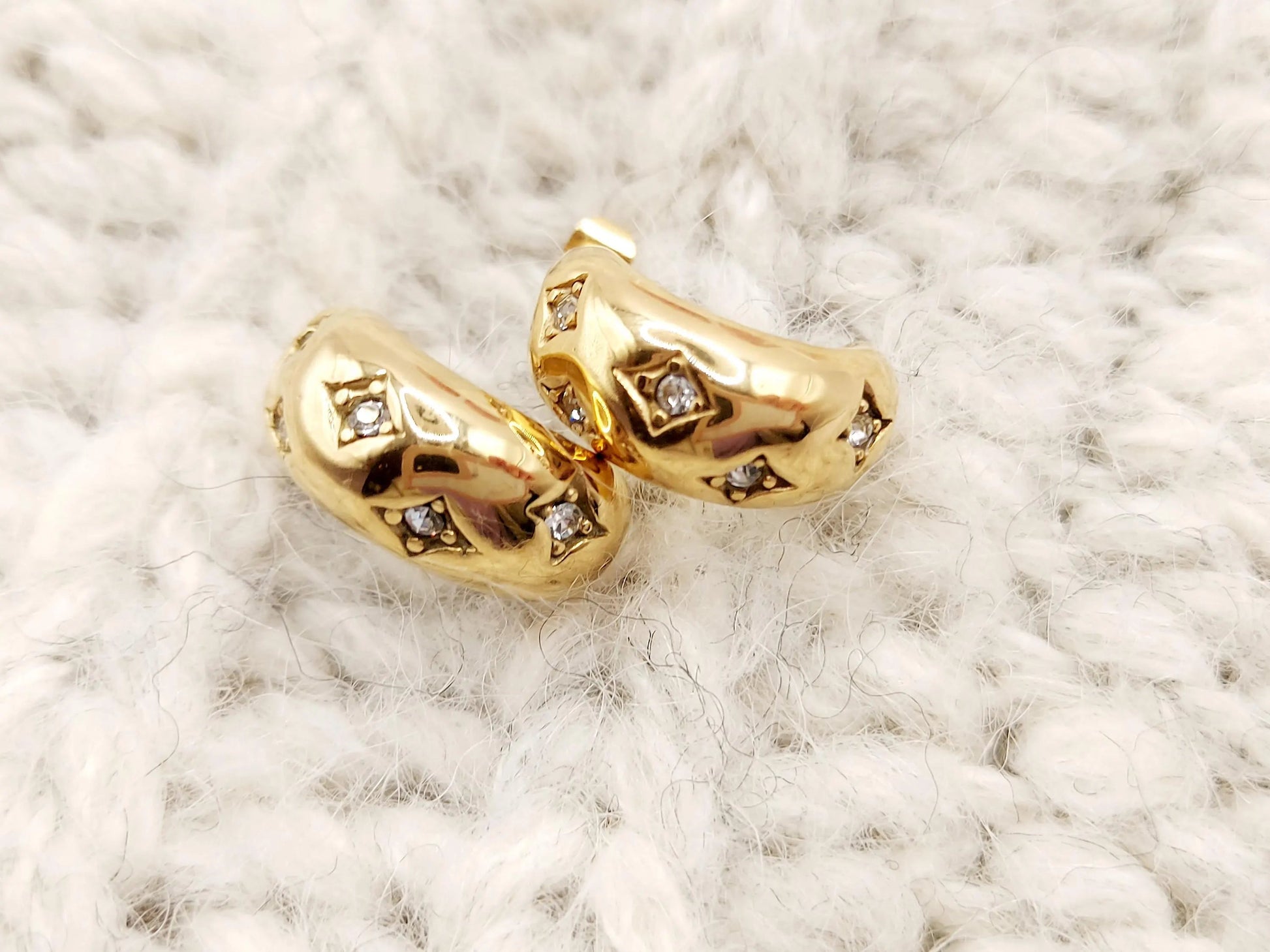 Elegant Silver Teardrop Earrings with Cubic Zirconia - Waterproof Fashion Jewelry for Women (Copy) (Copy) steelstyle33