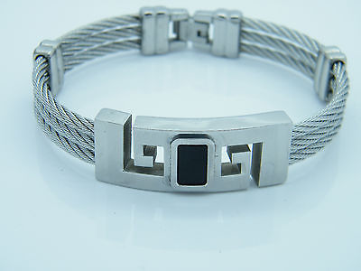 HIGH QUALITY STAINLESS STEEL WRISTBAND MEN'S JEWELLERY BRACELET NEW COLLECTION none