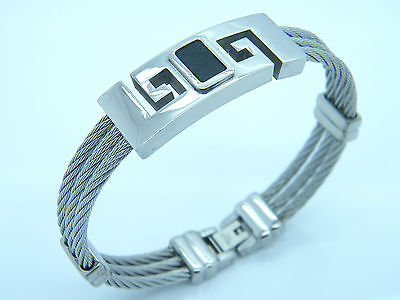 HIGH QUALITY STAINLESS STEEL WRISTBAND MEN'S JEWELLERY BRACELET NEW COLLECTION none