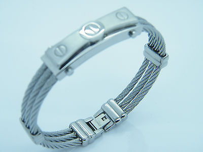 HIGH QUALITY STAINLESS STEEL WRISTBAND MEN'S JEWELLERY BRACELET NEW COLLECTION none