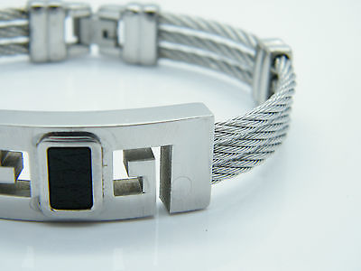 HIGH QUALITY STAINLESS STEEL WRISTBAND MEN'S JEWELLERY BRACELET NEW COLLECTION none