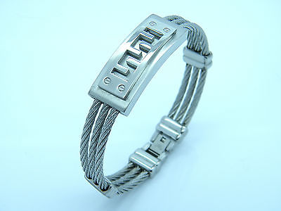 HIGH QUALITY STAINLESS STEEL WRISTBAND MEN'S JEWELLERY BRACELET NEW COLLECTION none