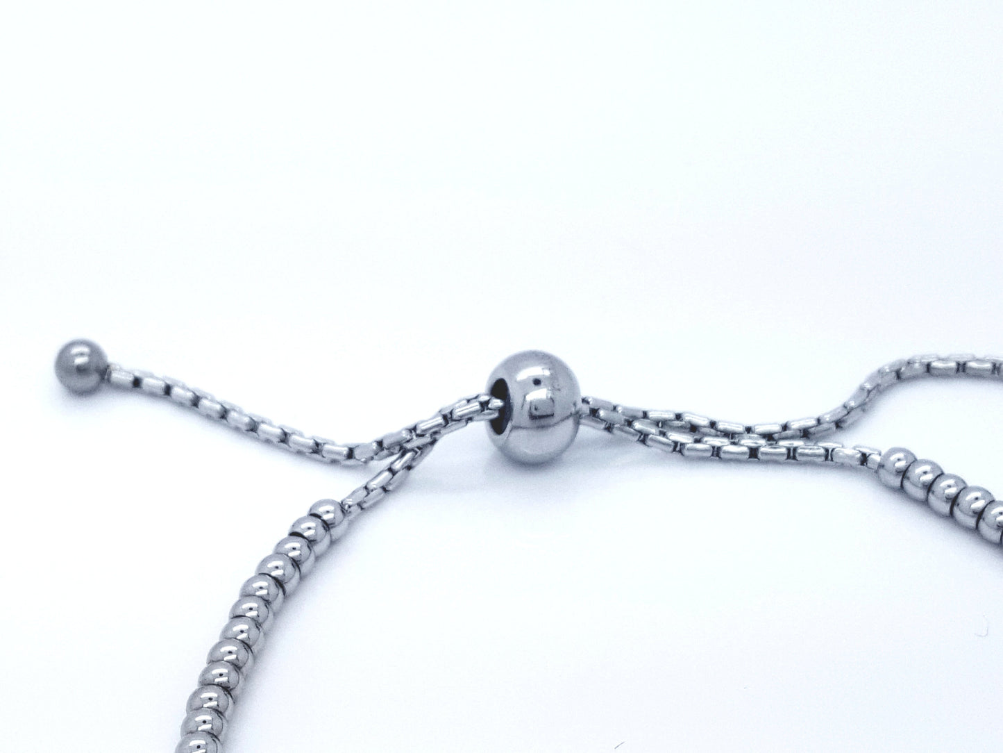 WOMEN'S STAINLESS STEEL SLIDING BRACELET SHAMROCK LADIE'S JEWELLERY steelstyle33