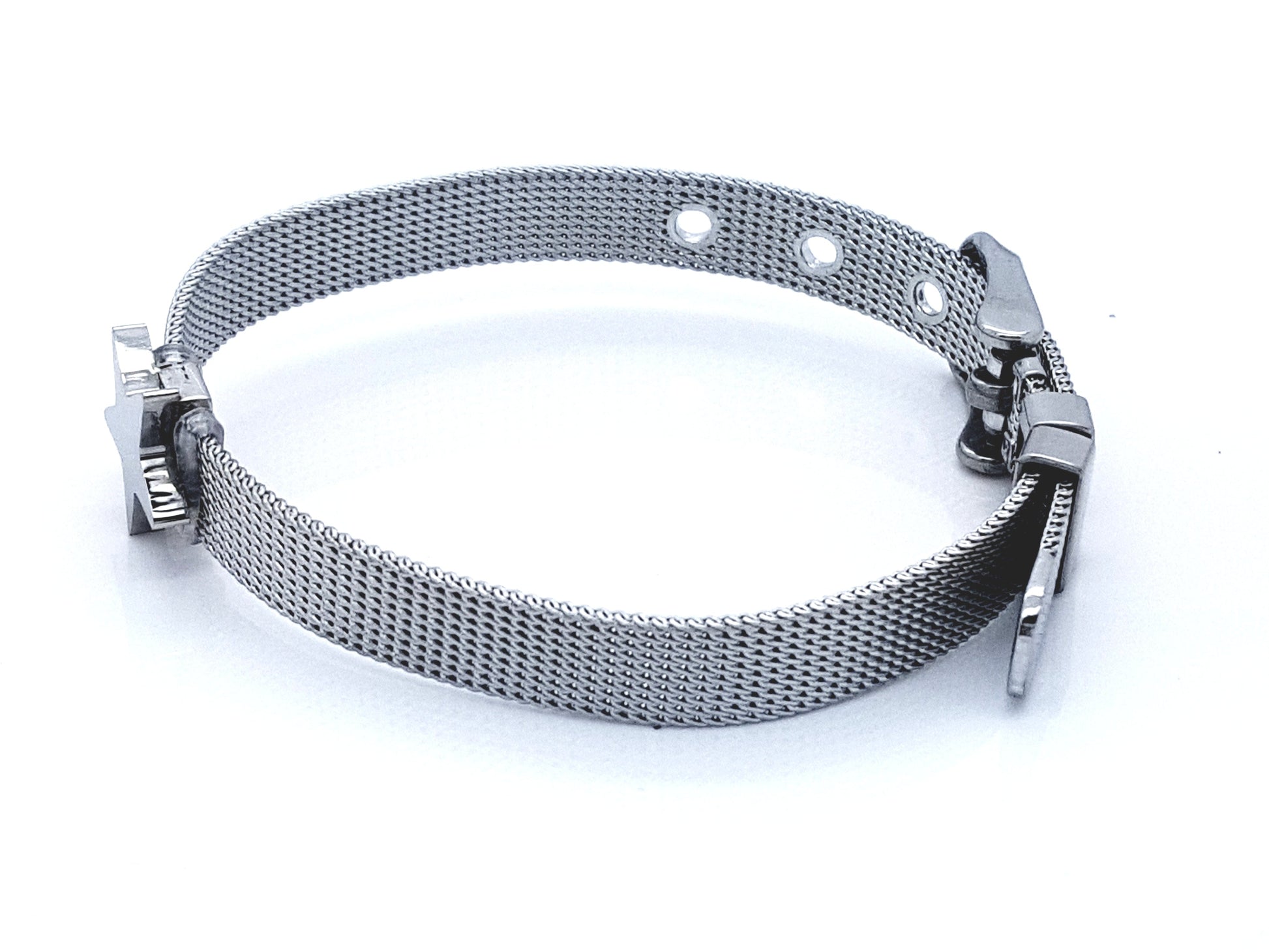 WOMEN'S STAINLESS STEEL REFLEXIONS BRACELET SILVER STAR steelstyle33