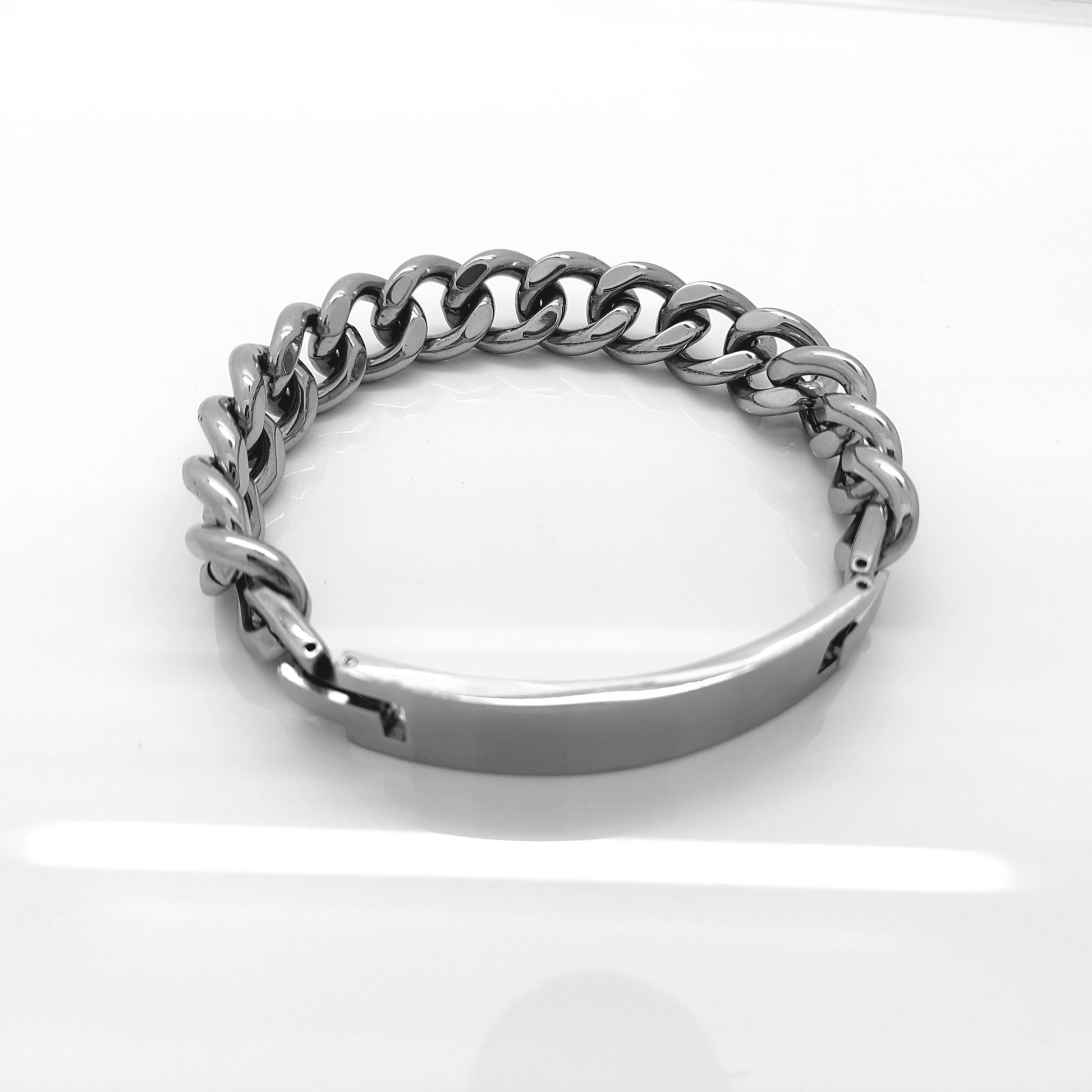 MEN'S CLASSIC TWISTED CHAIN STAINLESS STEEL BRACELET 12MM steelstyle33