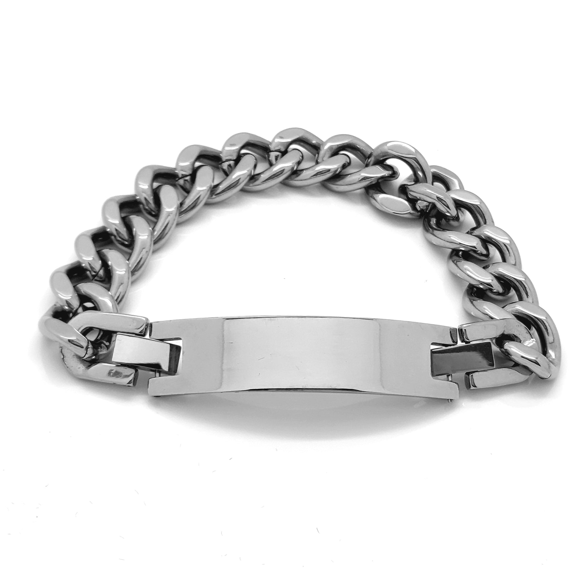 MEN'S CLASSIC TWISTED CHAIN STAINLESS STEEL BRACELET 12MM steelstyle33