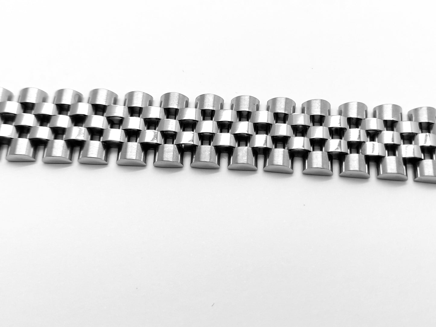 HIGH QUALITY MEN'S WOMEN'S STAINLESS STEEL CLASSIC BRACELET SILVER LARGE steelstyle33