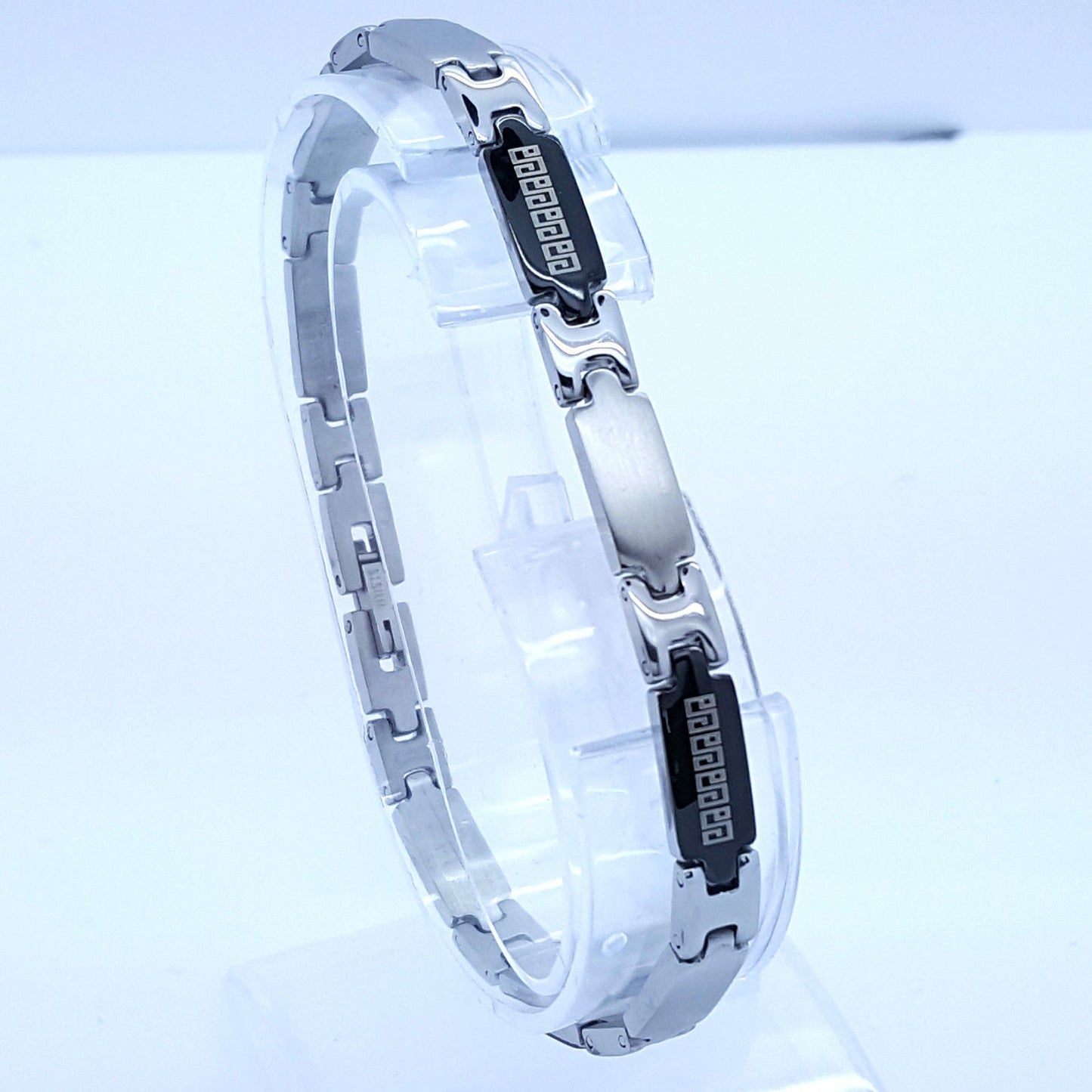 STAINLESS STEEL BRACELET ROMAN STYLE MEN'S JEWELLERY BRACELET RS12 n/a