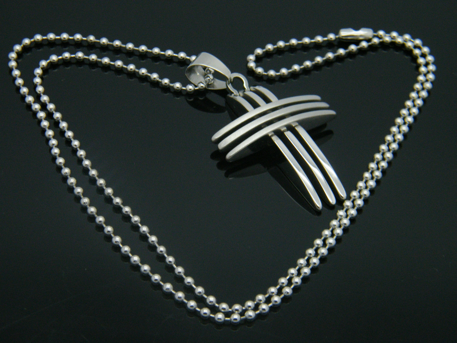 PENDANT STAINLESS STEEL 316L CROSS MEN'S WOMEN'S JEWELLERY 01 none