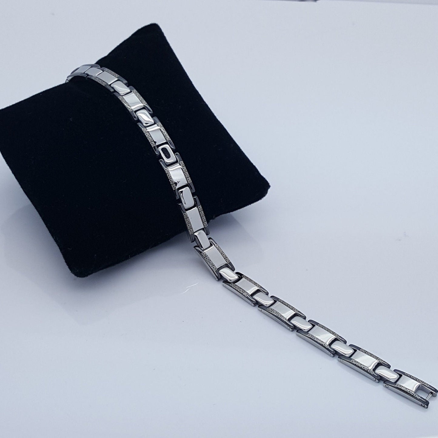 STAINLESS STEEL BRACELET ROMAN STYLE MEN'S JEWELLERY BRACELET RS14 none