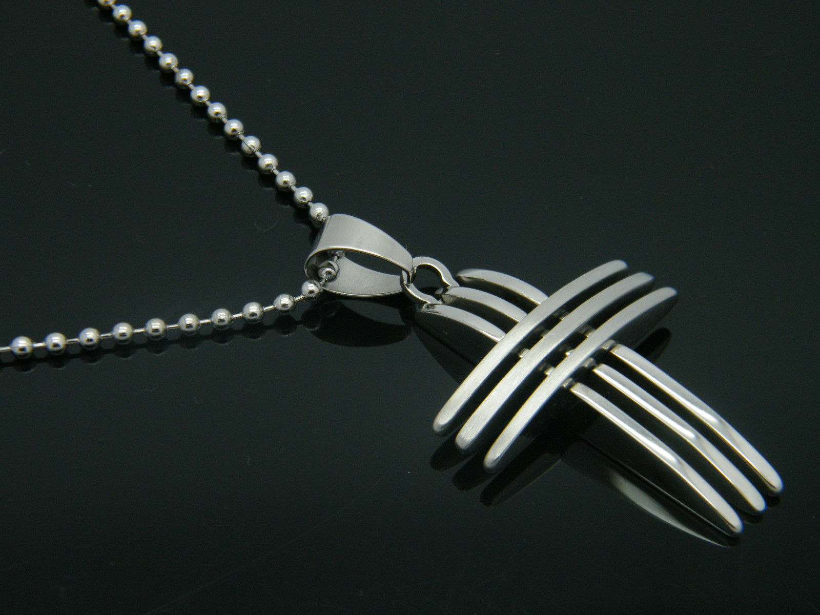 PENDANT STAINLESS STEEL 316L CROSS MEN'S WOMEN'S JEWELLERY 01 none