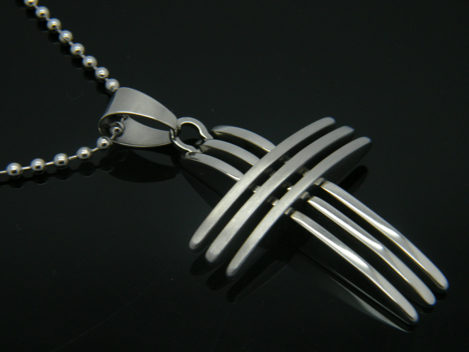 PENDANT STAINLESS STEEL 316L CROSS MEN'S WOMEN'S JEWELLERY 01 none