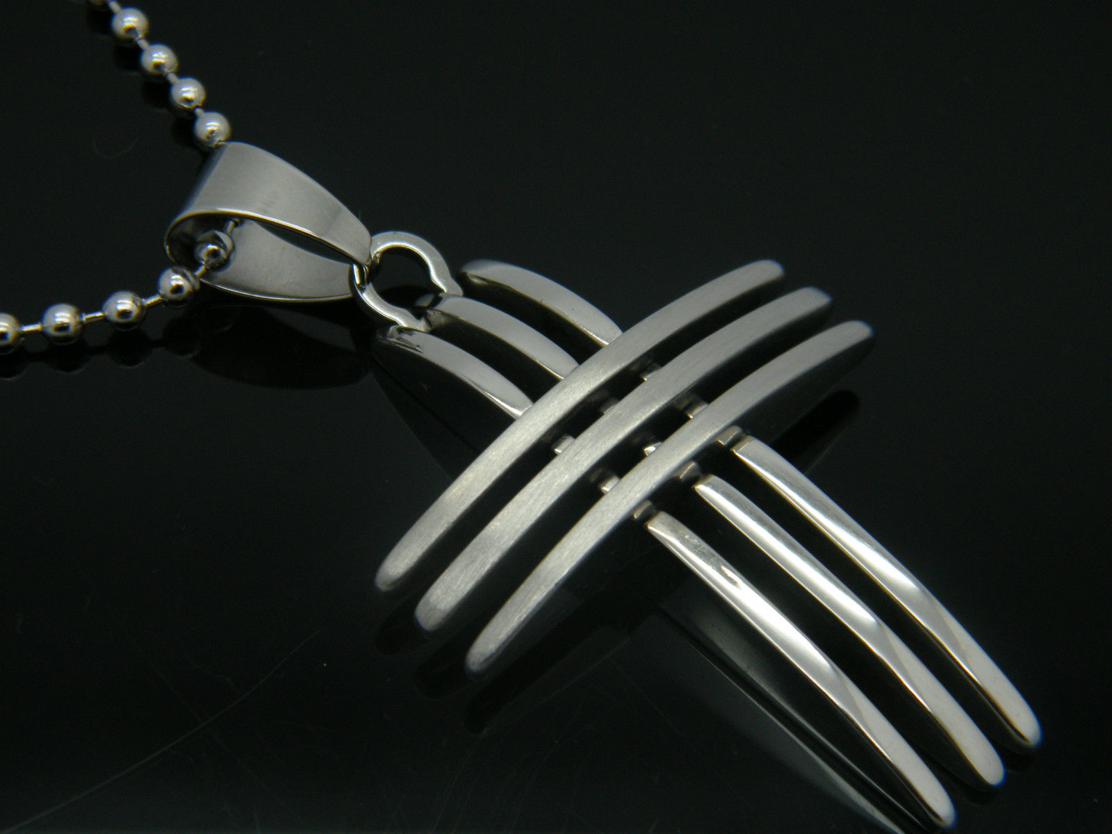 PENDANT STAINLESS STEEL 316L CROSS MEN'S WOMEN'S JEWELLERY 01 none