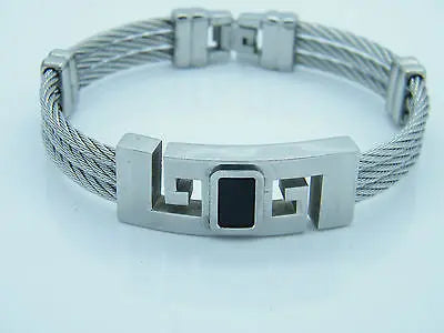 HIGH QUALITY STAINLESS STEEL  WRISTBAND MEN'S JEWELLERY BRACELET NEW COLLECTION steelstyle33