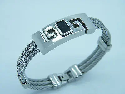 HIGH QUALITY STAINLESS STEEL  WRISTBAND MEN'S JEWELLERY BRACELET NEW COLLECTION steelstyle33