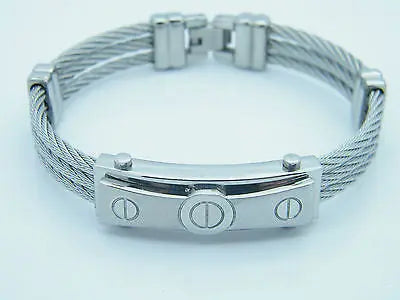HIGH QUALITY STAINLESS STEEL  WRISTBAND MEN'S JEWELLERY BRACELET NEW COLLECTION steelstyle33
