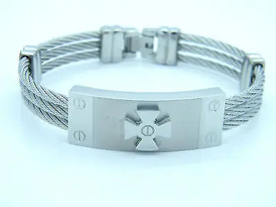 HIGH QUALITY STAINLESS STEEL  WRISTBAND MEN'S JEWELLERY BRACELET NEW COLLECTION steelstyle33