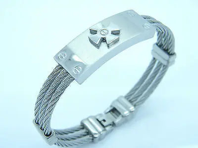 HIGH QUALITY STAINLESS STEEL  WRISTBAND MEN'S JEWELLERY BRACELET NEW COLLECTION steelstyle33